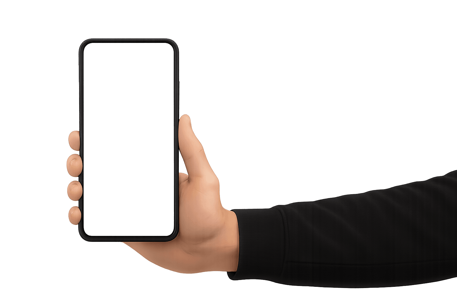 Phone holder for easy food tracking