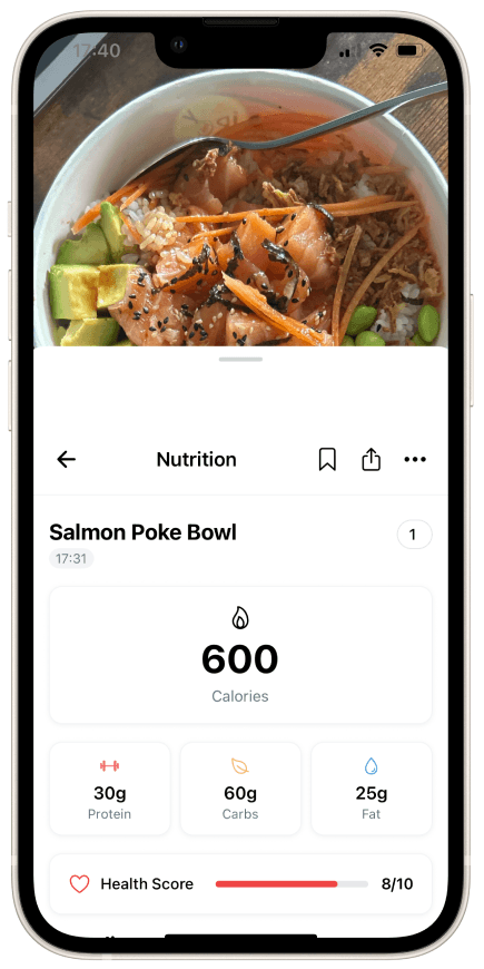 Pandish app meal detail screen